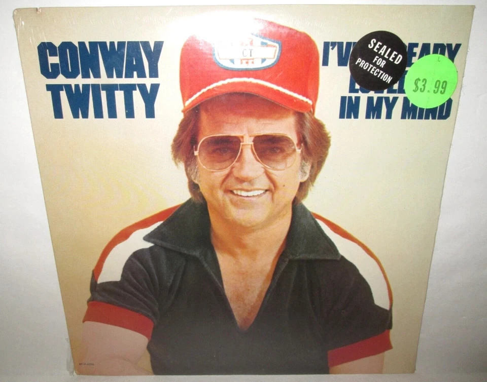 Conway Twitty Sealed LP Lot (3) Linda On My Mind - Cross Winds - In My Mind - Image 4 of 4