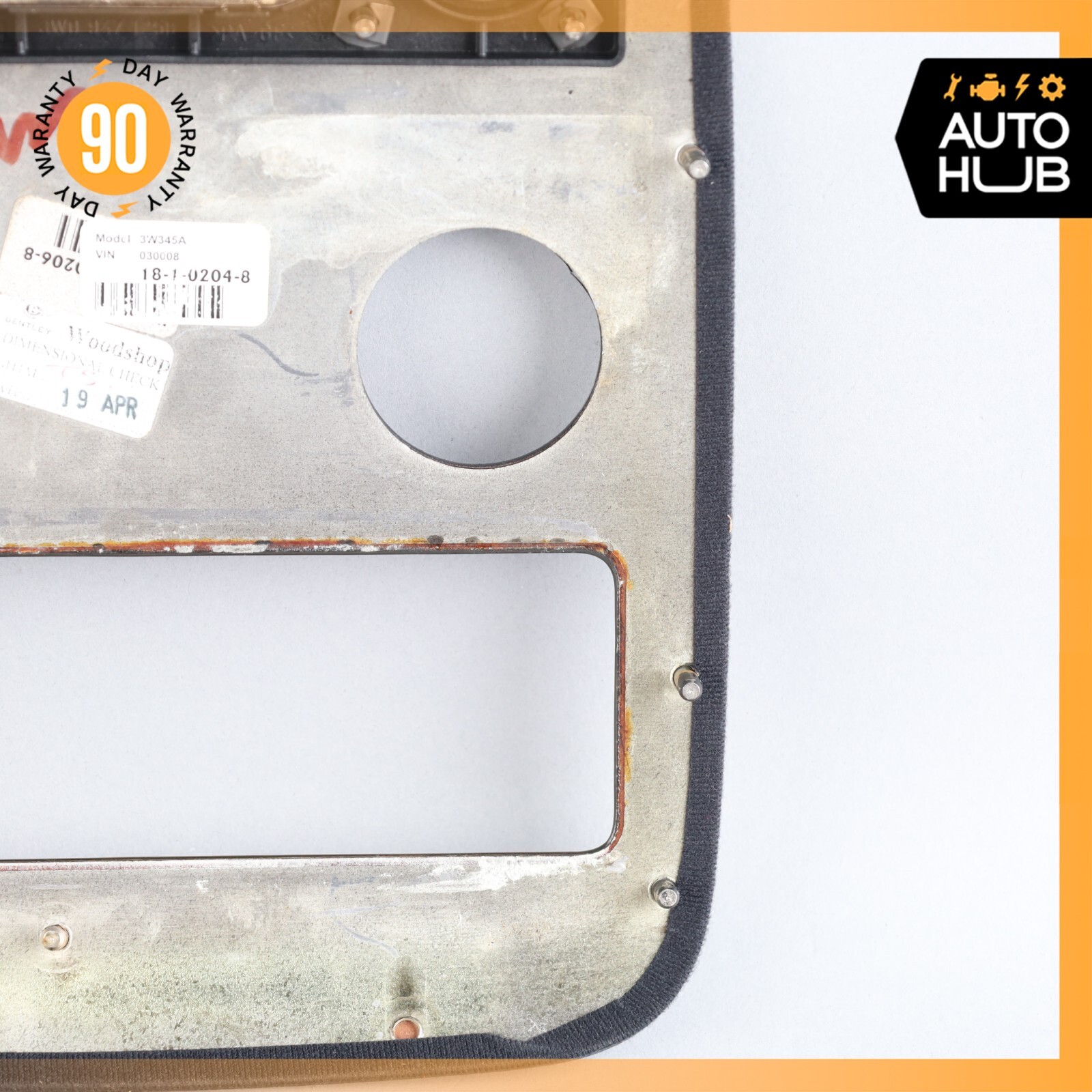 03-10 Bentley Continental GT Coupe Overhead Dome Light Trim Wood OEM 73k