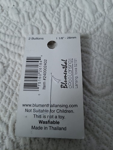 Blumenthal Lansing Purple Cutout Buttons - Picture 2 of 3