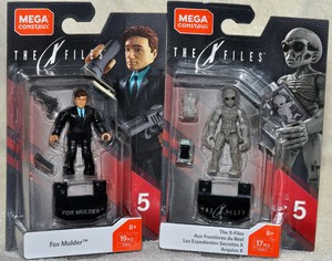 Mega Construx The X Files Fox Mulder & Alien figures Series 5 MOC New 2019 887961738704 | eBay