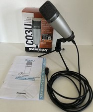 Samson C03u Multi-pattern Usb Studio Condenser Microphone + Desktop Mic Stand