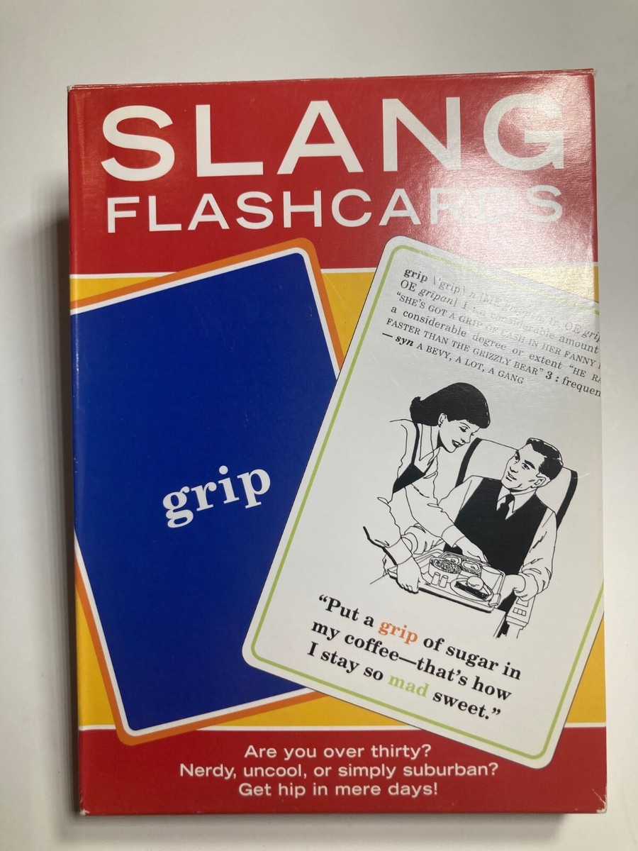 Slang Flashcards Urban Dictionary Lingo Vocabulary 60 Cards (SAME DAY  SIPPING)