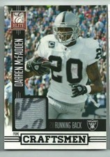 2012 Panini Elite Darren McFadden Craftsmen Prime Jersey w/Sharpie Ink #19/25
