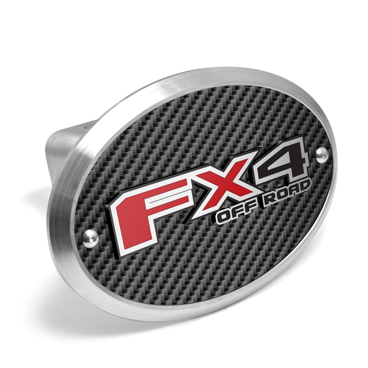 RAM 3D Logo On Carbon Fiber Look Oval Billet Aluminum 2