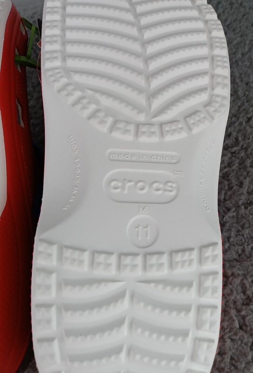 Crocs NBA LA Clippers Classic Clogs Size M11 208863-425 NWT Crocs NBA LA Clippers Classic Clogs Size M11 208863-425 NWT