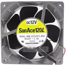 Sanyo 9GL1212V1J04 12038 DC12V 1.9A 12CM 3-Wire Silent Cooling Fan