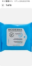 Bioderma Hydrabio H2O Wipes - Cleansing and Make-up removing micellar wipes