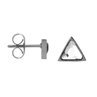 Ixxxi Ohrstecker Expression Triangle Silber
