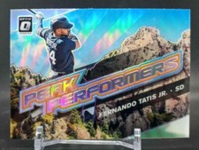 Fernando Tatis Jr 2019 Panini Donruss Optic Peak Performers Holo Silver Prizm