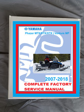2011 Yamaha Phazer MTX RTX XTX Venture MP snowmobile service FREE Ship