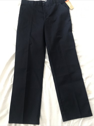 French Toast Navy School Uniform Dress Pant Relaxed Fit Adjustable Boys 20 Husky