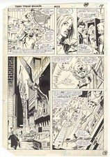 Tales of The Teen Titans #53 pg 14 Original Comic Art by Rich Buckler