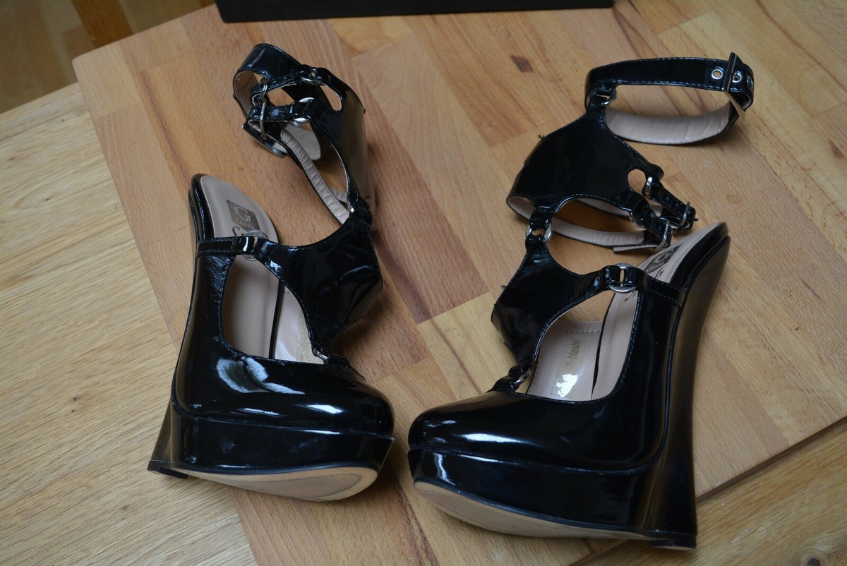 Escarpins Giaro Slick Extrem - Plateforme 18cm, Noir, Taille 37, Occasion Porté Une Fois