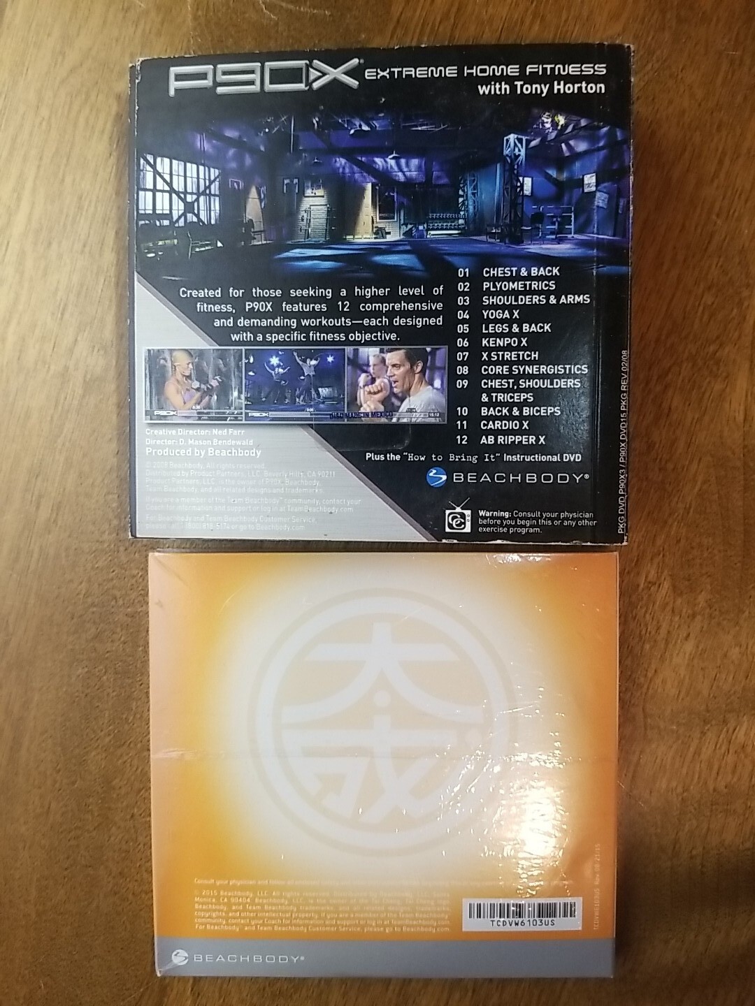 BeachBody Workout  DVD Lot Of 2 - P90X 12 Disc Set & Tai Cheng