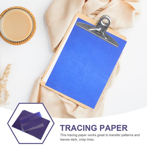 50 Sheets Carbon Paper for Drawing Tracing Office Graphite Transfer - Afbeelding 6 van 12