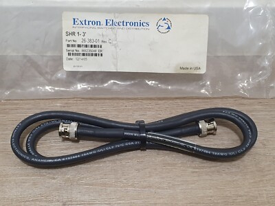 Extron Electronics SHR 1- 3' Cable Interface Switch HD SDI 12G BNC-Koaxial-Kabel