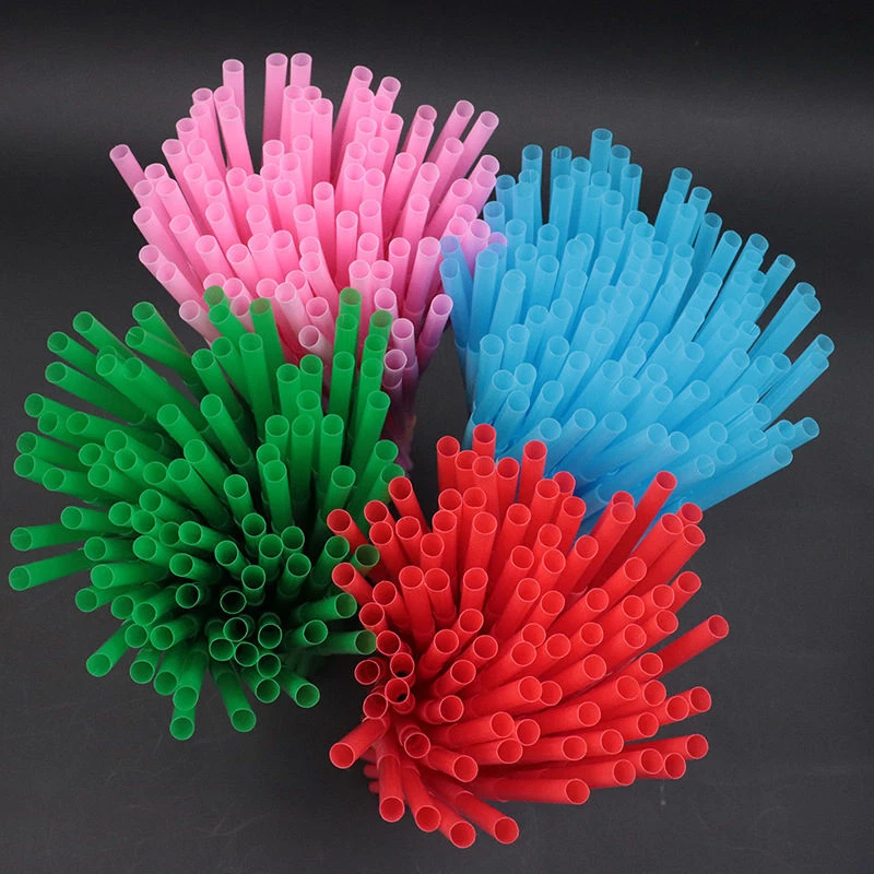 Pajitas de plástico desechables de colores para cumpleaños boda celebración 200 piezas Foto 2 de 4