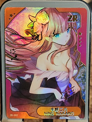 NINO NAKANO ZR ZR-002 Senpai Goddess Haven Series 4 Story CCG Anime Card