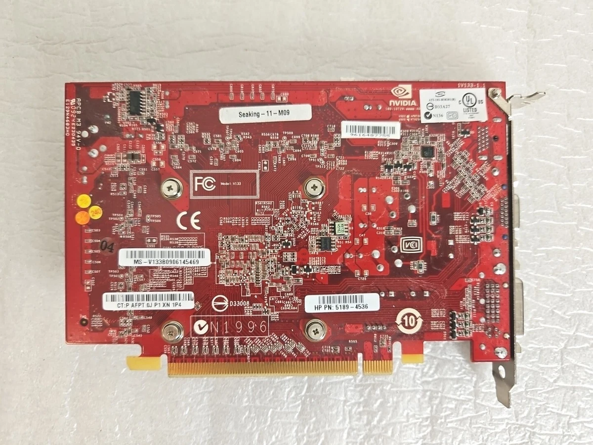 NVIDIA GeForce 9500GS 512MB DDR2 PCIe 2.0 x16 Desktop GPU HP 5189 4536