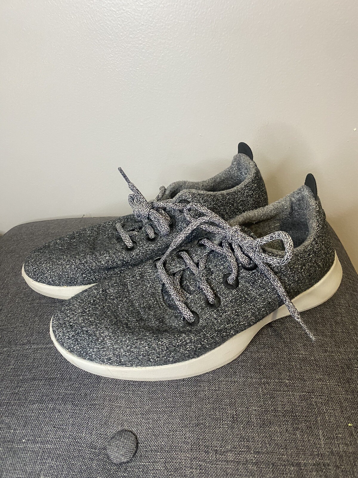 SAOLA Scarpe da corsa basse Allbirds lana runner grigie sneakers casual stringate uomo taglia 8