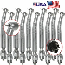 1-10 KAV style Dental High Speed Handpiece Big Head & 4-Hole Quick Coupler C#2