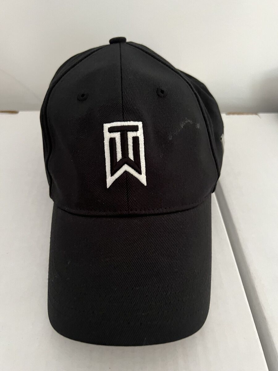 Nike Tiger Woods Collection Golf Hat Cap Black One Flex Fit