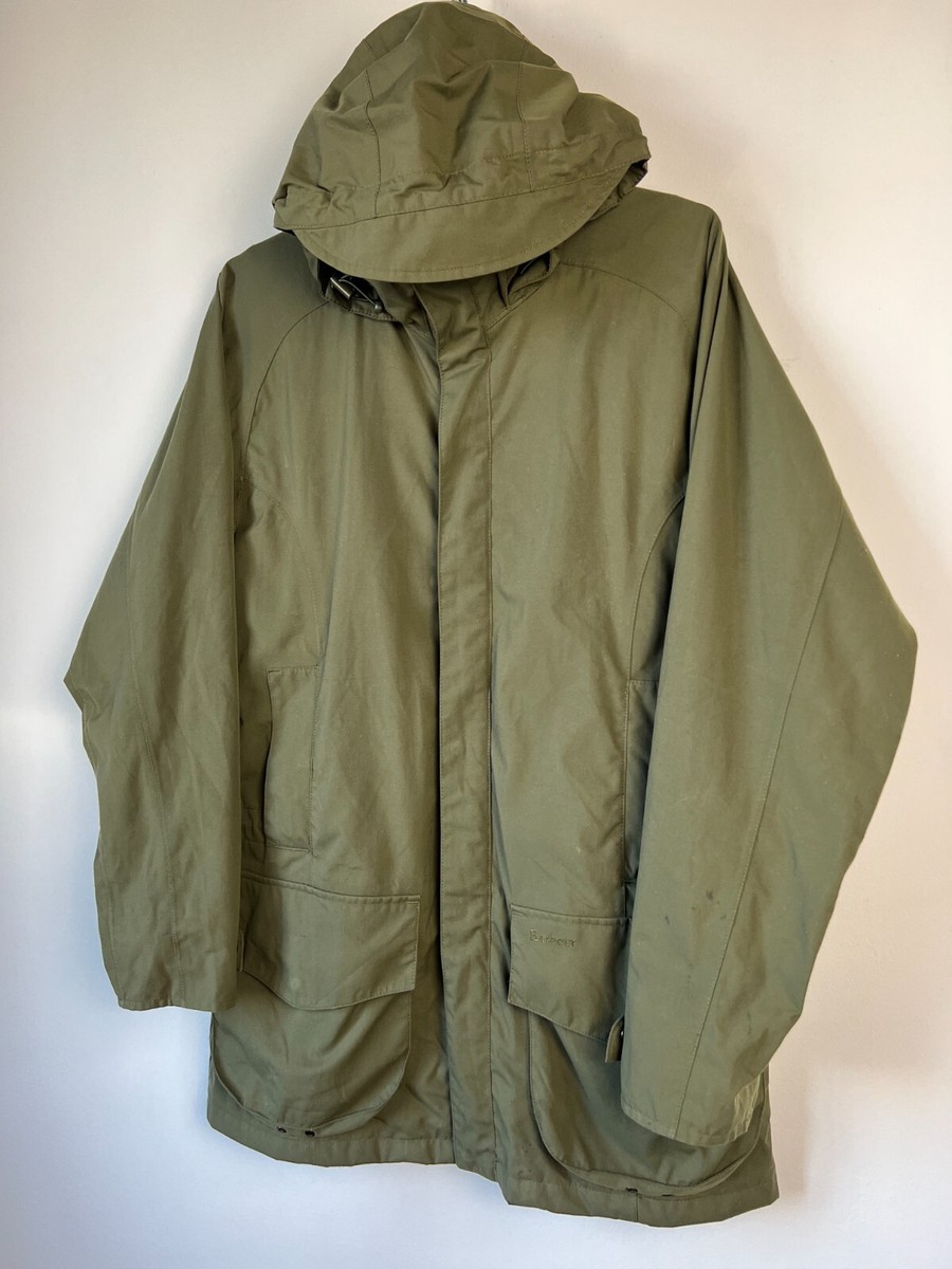 Barbour T1175 Crossfell Long Jacket Green Size M Mens | eBay