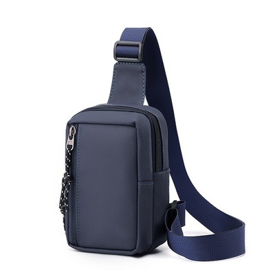 Fengdong chest bag for men small shoulder bag male messenger bag boy anti theft