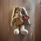 Vintage Ty Large Curly Bunny Plush 1991 Beige/Tan Stuffed Animal W/Tags 17”