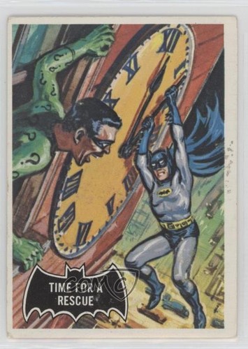 1966 OPC Batman Black Bat #41 Time for a Rescue — Raw