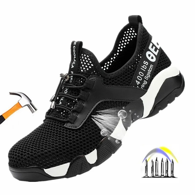 Chaussures de sécurité légères contre la fatigue des pieds au travail