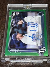 Logan Driscoll 2025 Topps Chrome Update #CRDA-LDR Auto Green Refractor /99