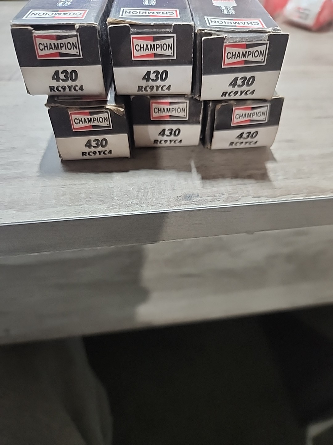 Champion Copper Plus Spark Plugs 430 RC9YC4 Lot Of 6