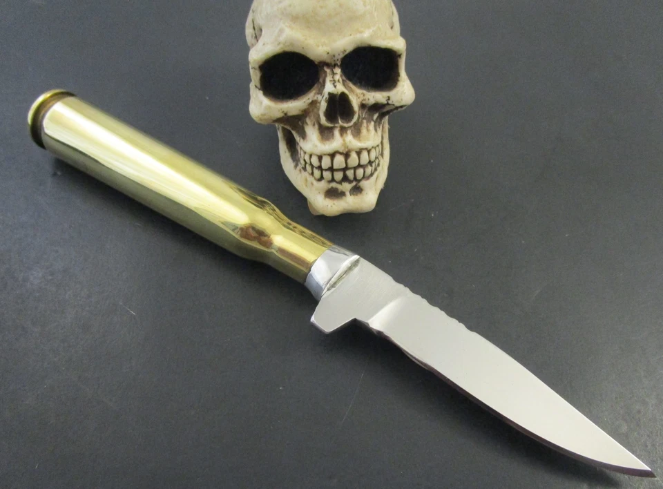 Bruce Gillespie Hecho a Mano Calibre 50 Mango de Carcasa EDC / Hunter O1 Herramienta St Foto 4 de 4