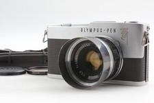 Near MINT OLYMPUS PEN F 35mm Half Frame Film Camera 38mm f/1.8 Lens From JAPAN