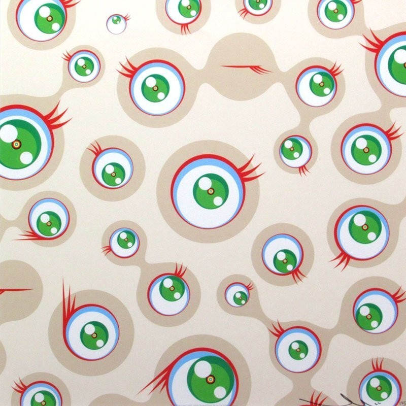 Niina着用　村上隆　Jelly Fish Eyes Print S/S L Takashi Murakami 