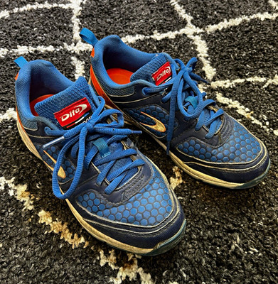 Dita Jugend Sportschuhe Blau/Orange EU 36 Hockey Kunstrasen