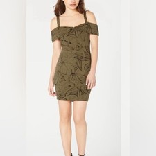 Guess Women's Green and Black Dress