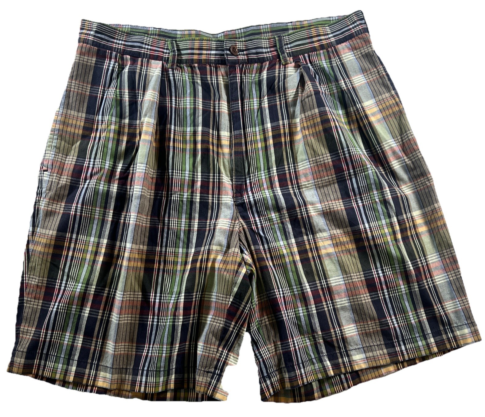Polo Ralph Lauren Tyler Shorts Mens 36 Plaid Classic Preppy Casual Madras