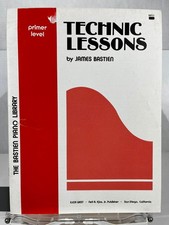 Piano Technic Lessons Primer Level Bastien Kjos West Book
