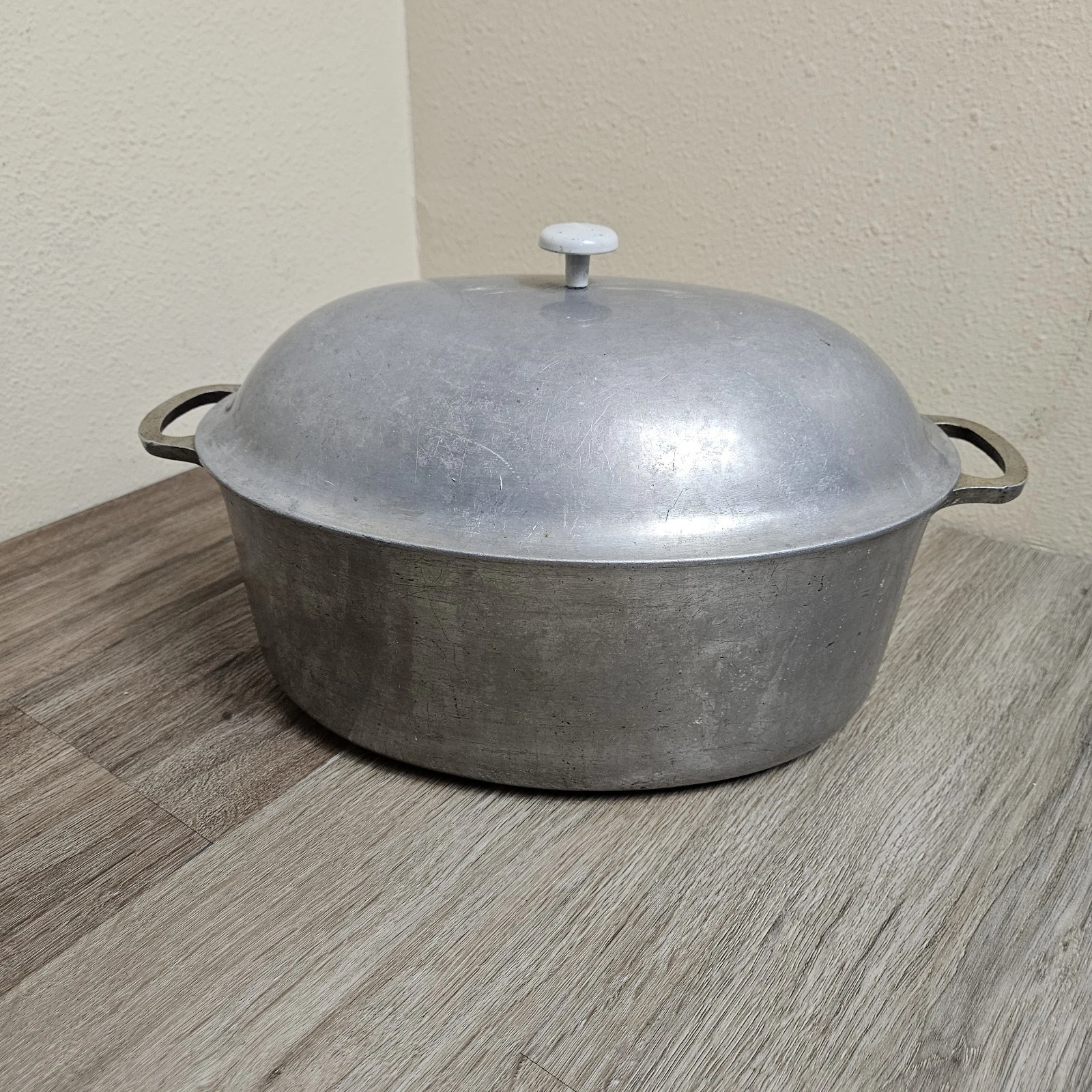 Vintage Household Institute Aluminum Dome Top Roaster Dutch Oven 12.5 Inches