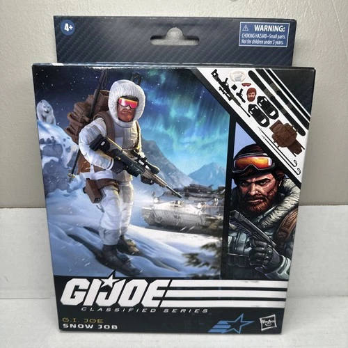 G.I. Joe Classified Series SNOW JOB 6” Figure Hasbro MIB #67