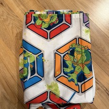 Vtg 2017 Nickelodeon Teenage Mutant Ninja Turtle 2 piece Sheet Set Toddler Bed