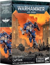 Warhammer 40K: Space Marines: Captain with Jump Pack  Relic Shield GWS 48-102