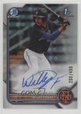 2022 Bowman Chrome Prospect Auto Refractor 200/499 Willy Fanas #CPA-WF Auto 2s2