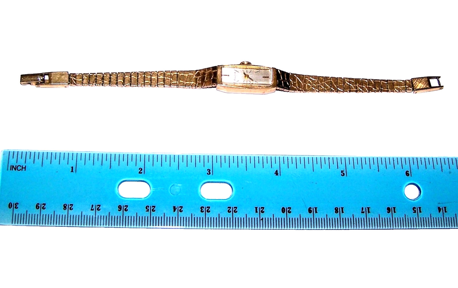 Bulova Women’s Mechanical Thin Rectangular Gold t… - image 8