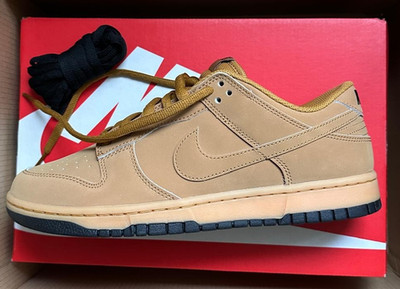 Nike Dunk Low Retro Sneaker wheat gum yellow black HQ1932-700 Herren Sneaker