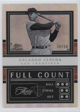 2023 Panini Three and Two Full Count Holo Silver 30/50 Orlando Cepeda HOF 3s3