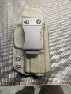 od green Black Arch concealment  kydex iwb holster for sig p365 xmacro