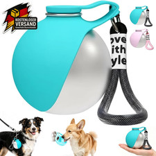 Trinkflasche für Hunde und Katzen 285 ml aus Edelstahl tragbar, auslaufsicher